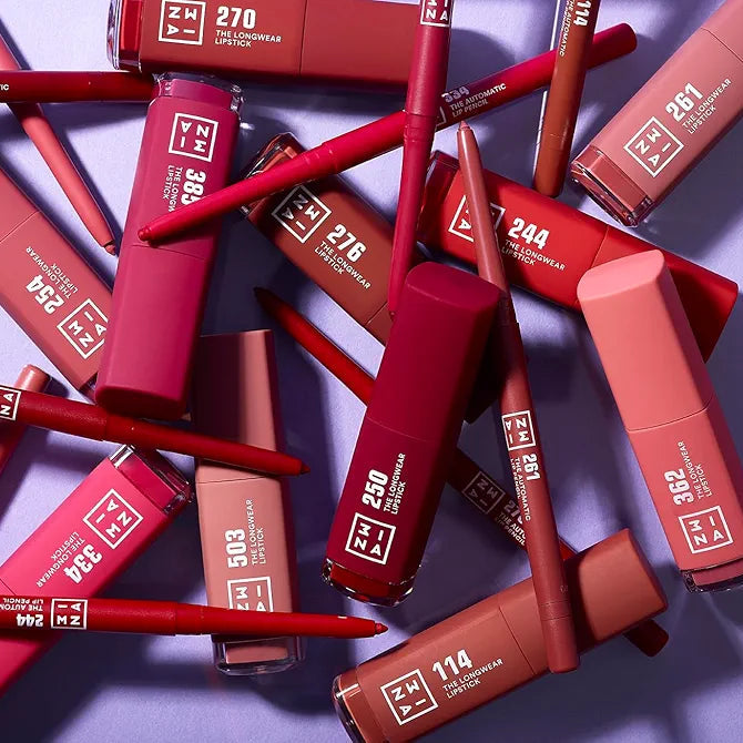 3INA MAKEUP - The Longwear Lipstick - réf 334 Rose Pastèque