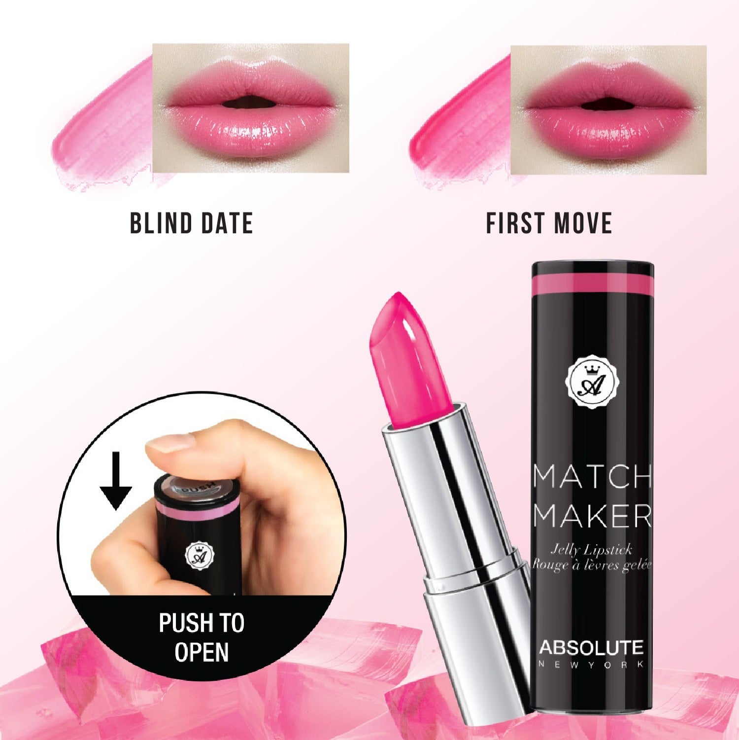 Absolute New York - Match Maker Jelly Lipstick - réf First Move