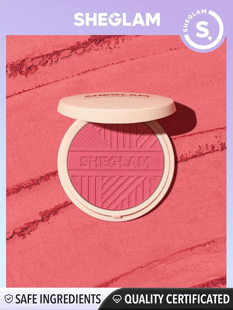 SHEGLAM - Divine Flush Matte Blush Powder - réf Let's Escape