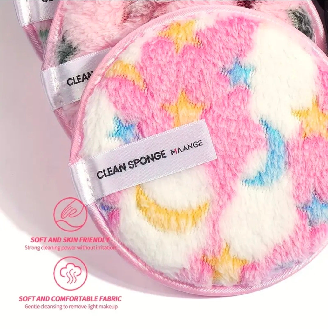 MAANGE - 5 Tampons Démaquillants Réutilisables