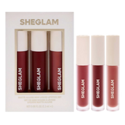 SHEGLAM - Matte Allure Mini Liquide, Coffret de 3 mini rouges à lèvres - réf Feel Real