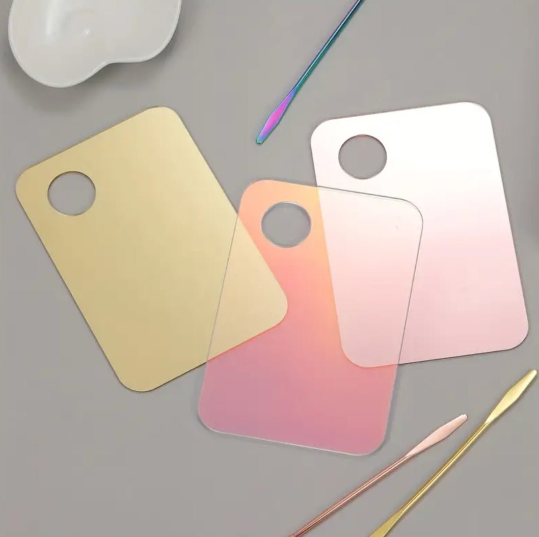 POPPIN - Palette de Mélange + Spatule + Brosse