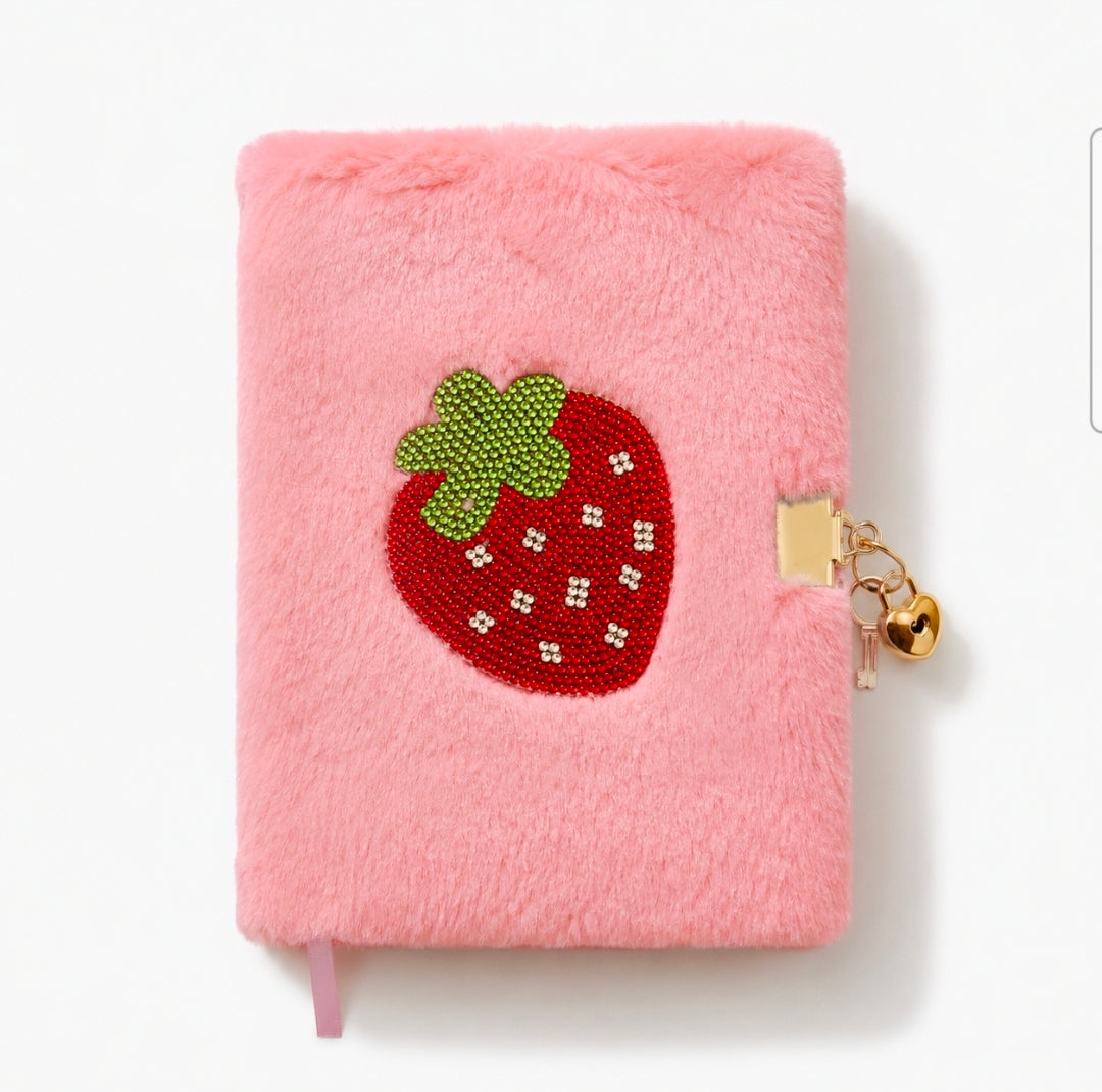 CLAIRE'S - Journal Intime Strawberry avec Cadenas