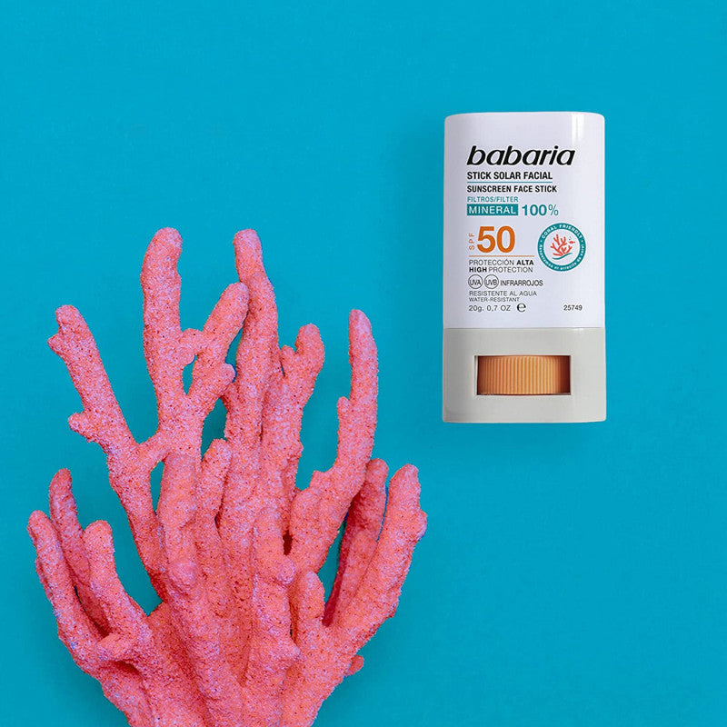 BABARIA - Stick Solaire Pour Visage SPF50 - 20g
