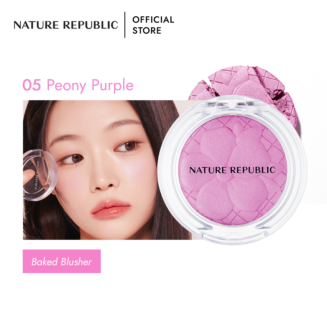 NATURE REPUBLIC - Baked Blusher - réf 05 Piony Purple