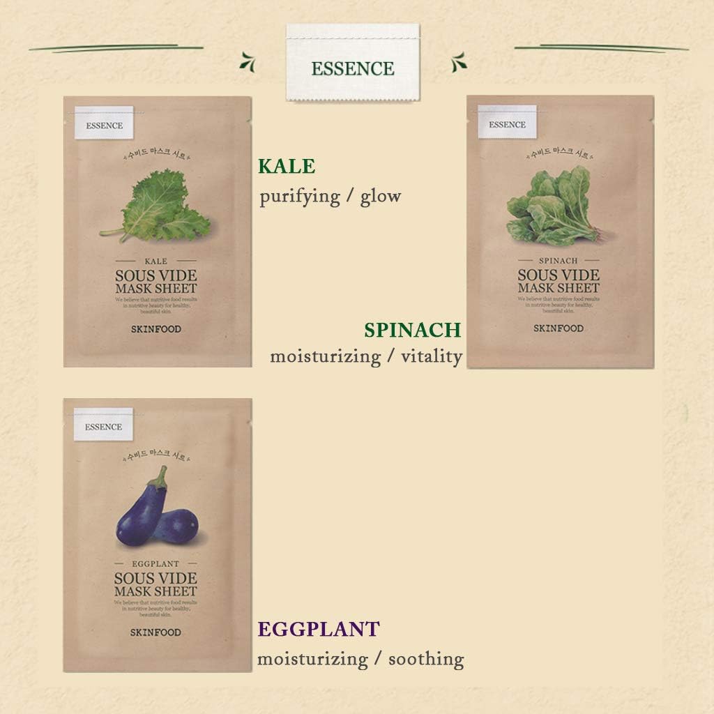 SKINFOOD - Sous Vide Mask Sheet - réf Eggplant