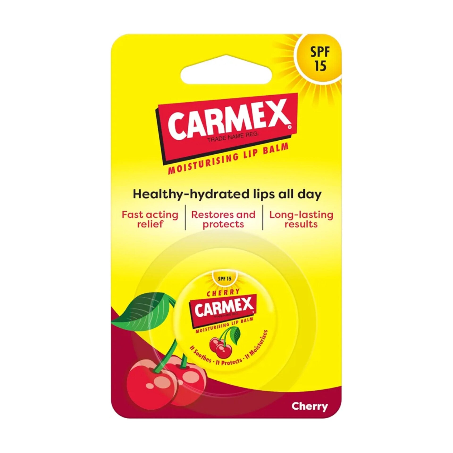 CARMEX - Baume Classique en Pot - réf Cherry 7,5g