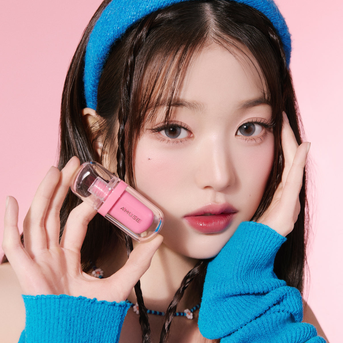 AMUSE - Lip Jelly Gloss + Tint - réf 04 Rose Milk