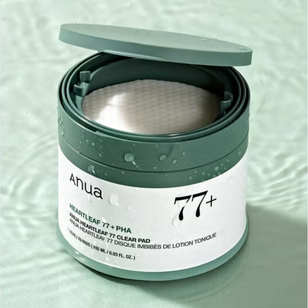 ANUA - Heartleaf 77% + PHA pour Peaux mortes - Exfoliation quotidienne - 70pads