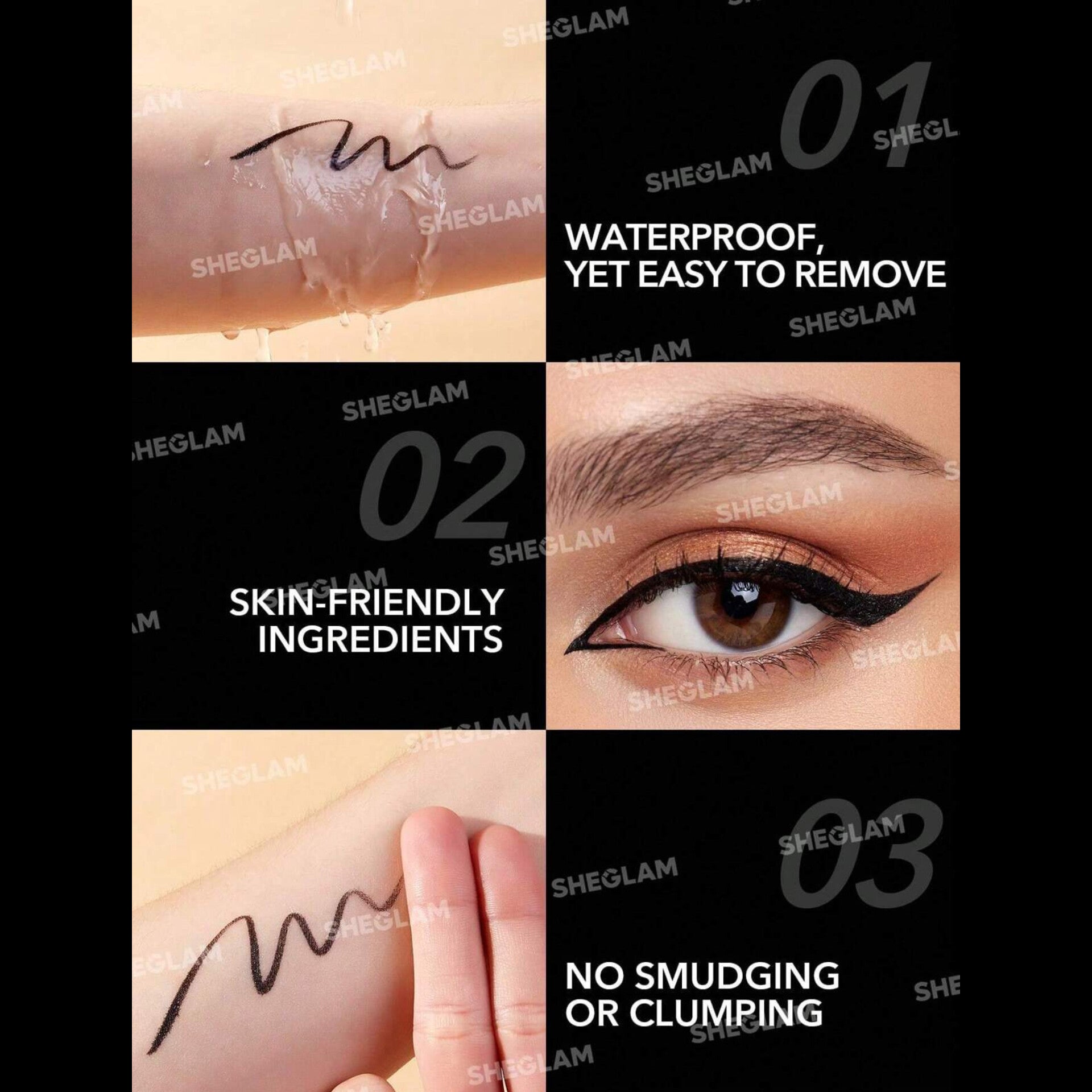 SHEGLAM - Eyeliner Waterproof Eye Affinity - réf Now Streaming