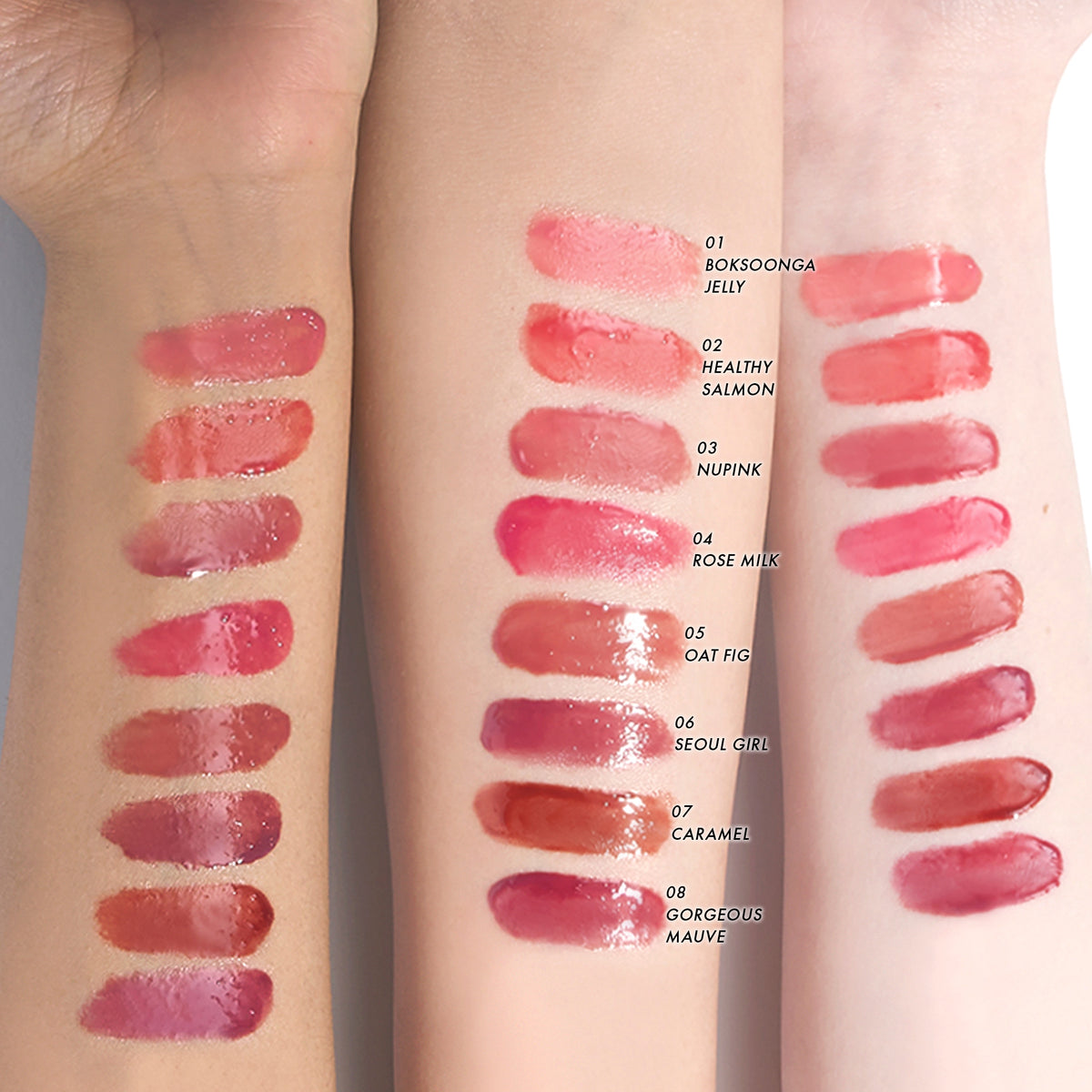 AMUSE - Lip Jelly Gloss + Tint - réf 04 Rose Milk