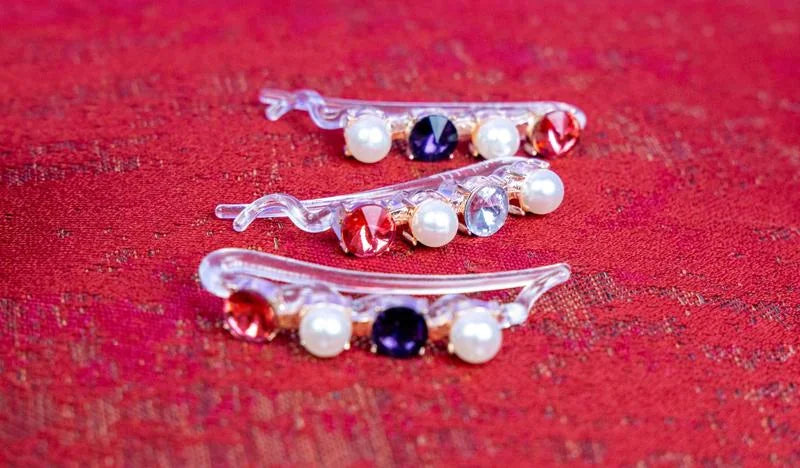 INVISIBOBBLE - Traceless Hairlovetech British Royal Waver
hair clip with pearls ( 3pcs )