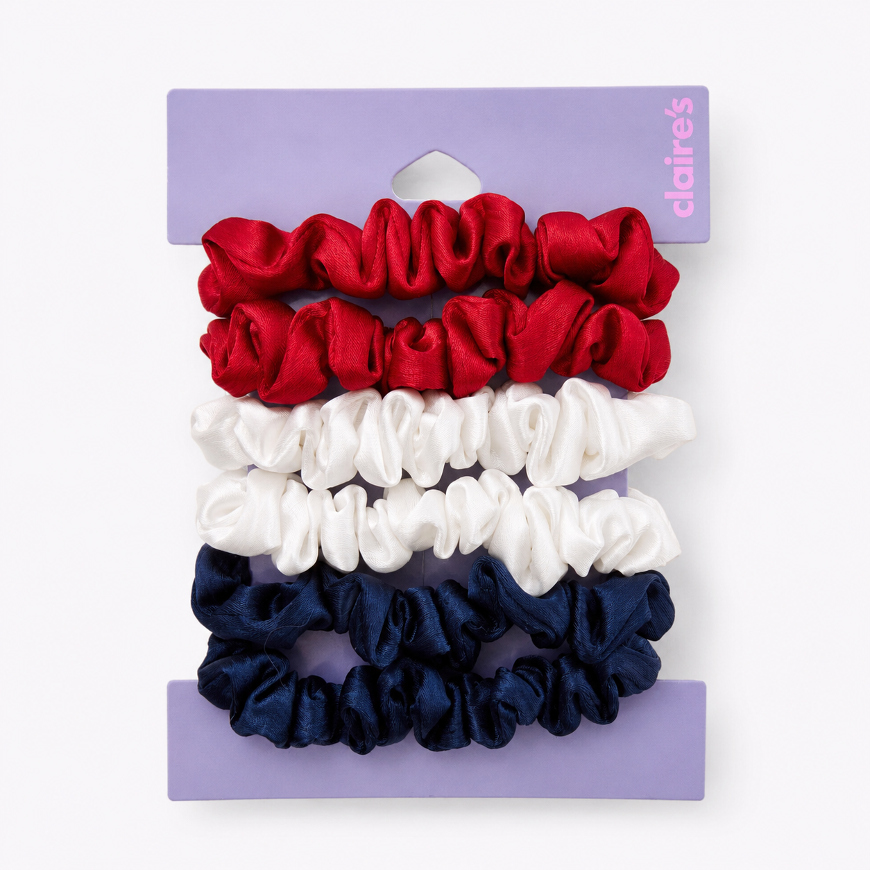 CLAIRE'S - Ensemble de Chouchous Red 6 Pcs