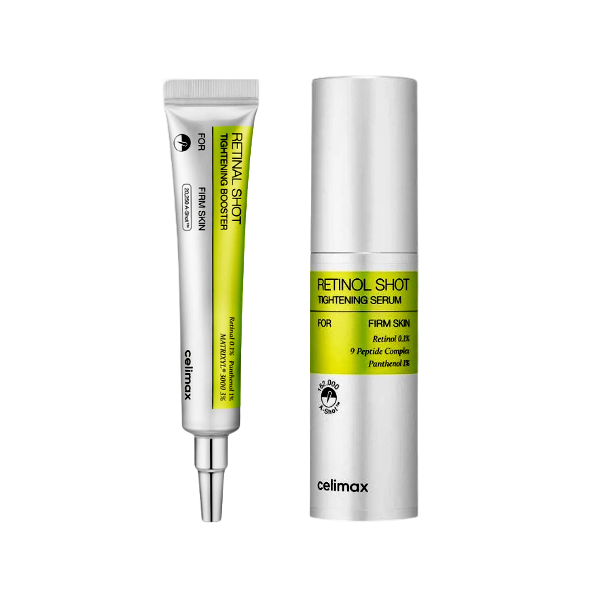 CELIMAX - DUO Retinol Shot Tightening Serum + The Vita-A Retinal Shot Booster