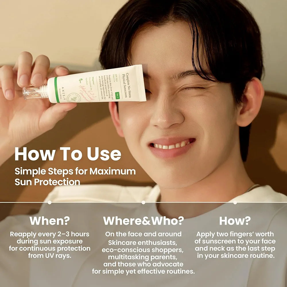 AXIS-Y - Complete No-Stress Physical Sunscreen SPF 50+ - 50ml