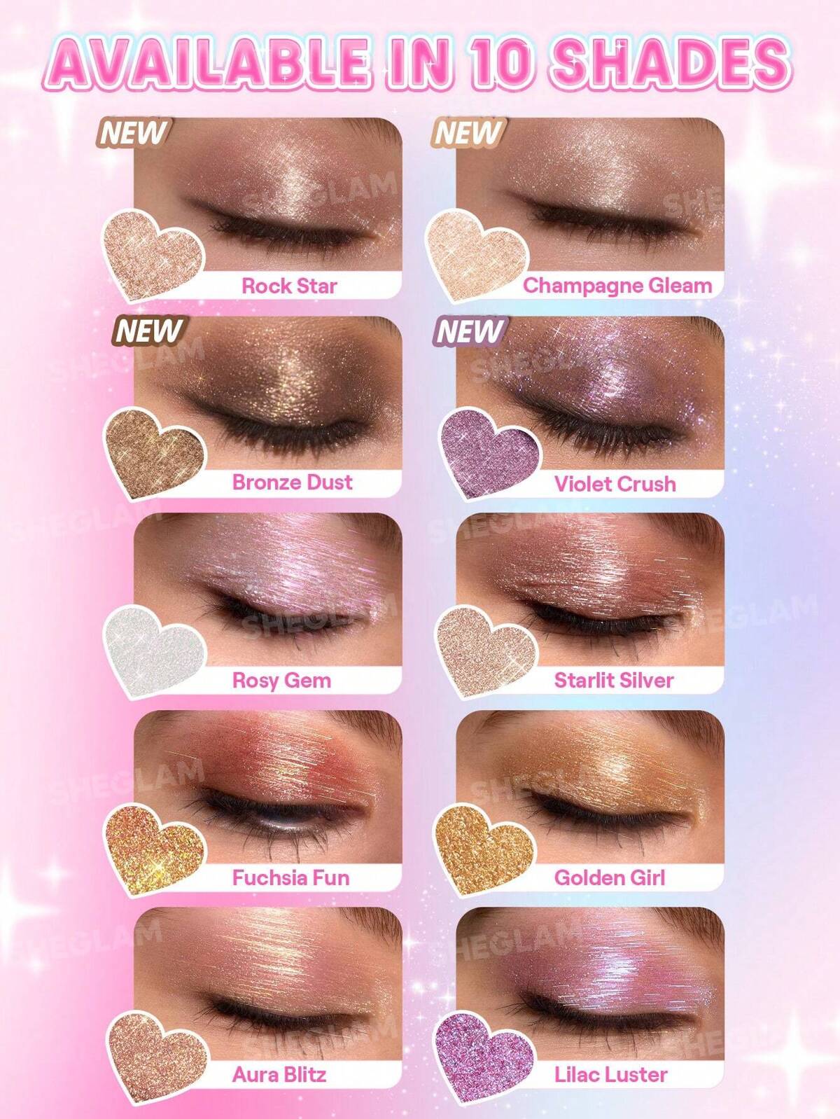 SHEGLAM - Crystal Jelly Glaze Stick - réf Bronze Dust