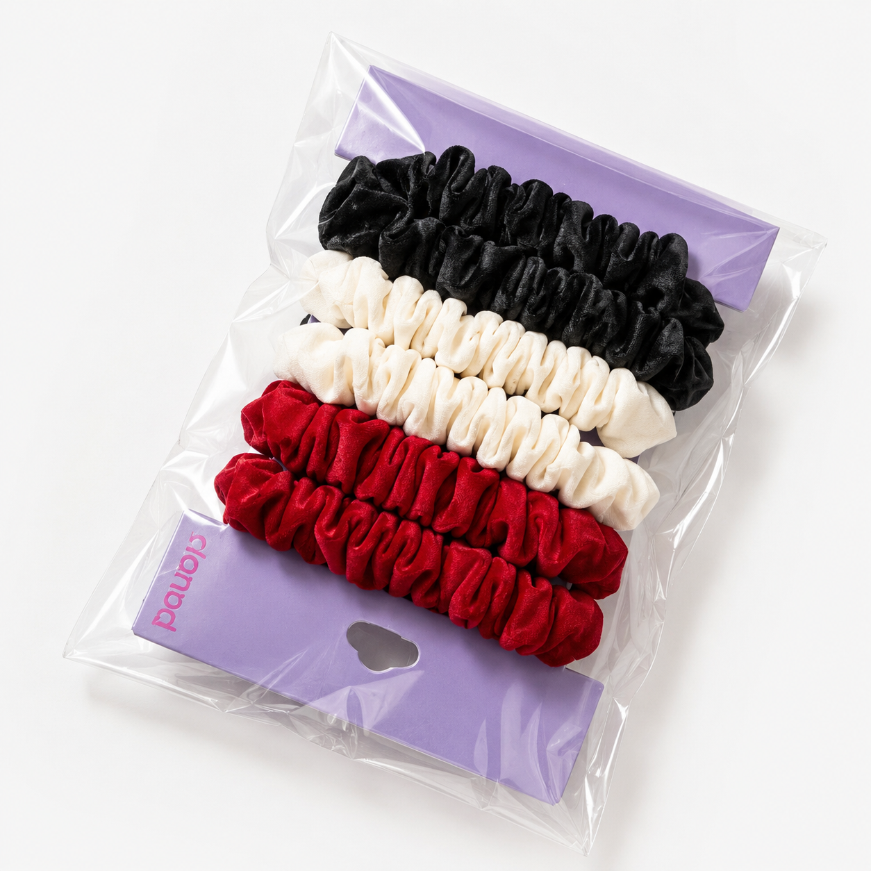 CLAIRE'S - Ensemble de Chouchous Red 6 Pcs