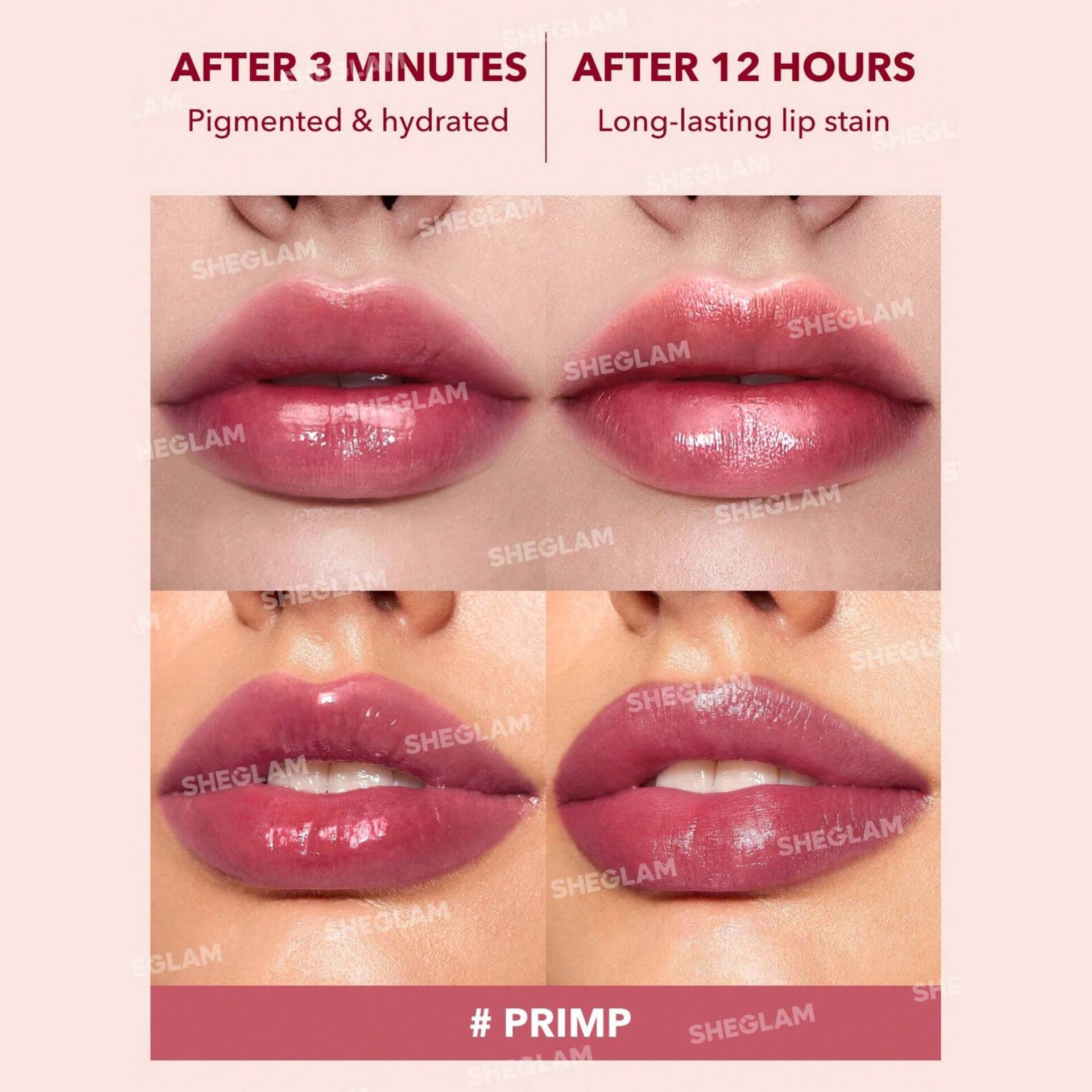 SHEGLAM - Take a Hint Lip Tint - réf Primp