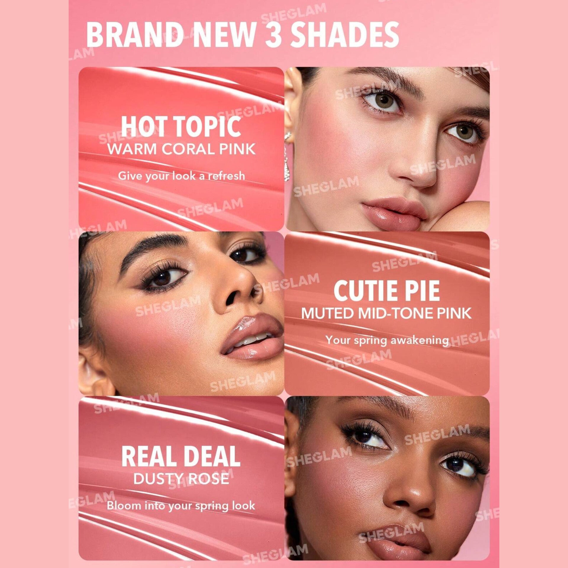 SHEGLAM - Color Bloom Liquid Blush - réf Love Cake