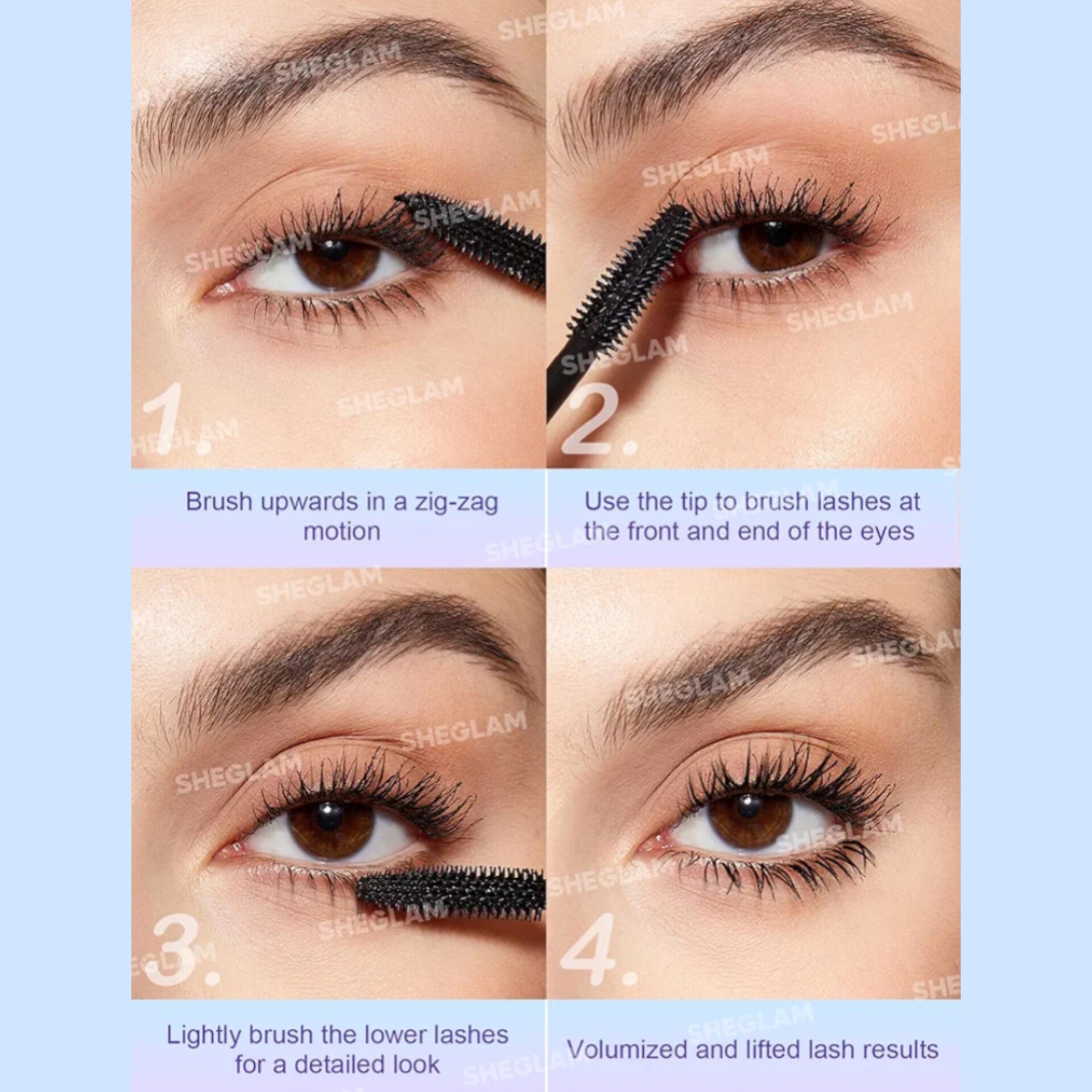 SHEGLAM - Flutter Wink Volumizing Mascara - réf Black