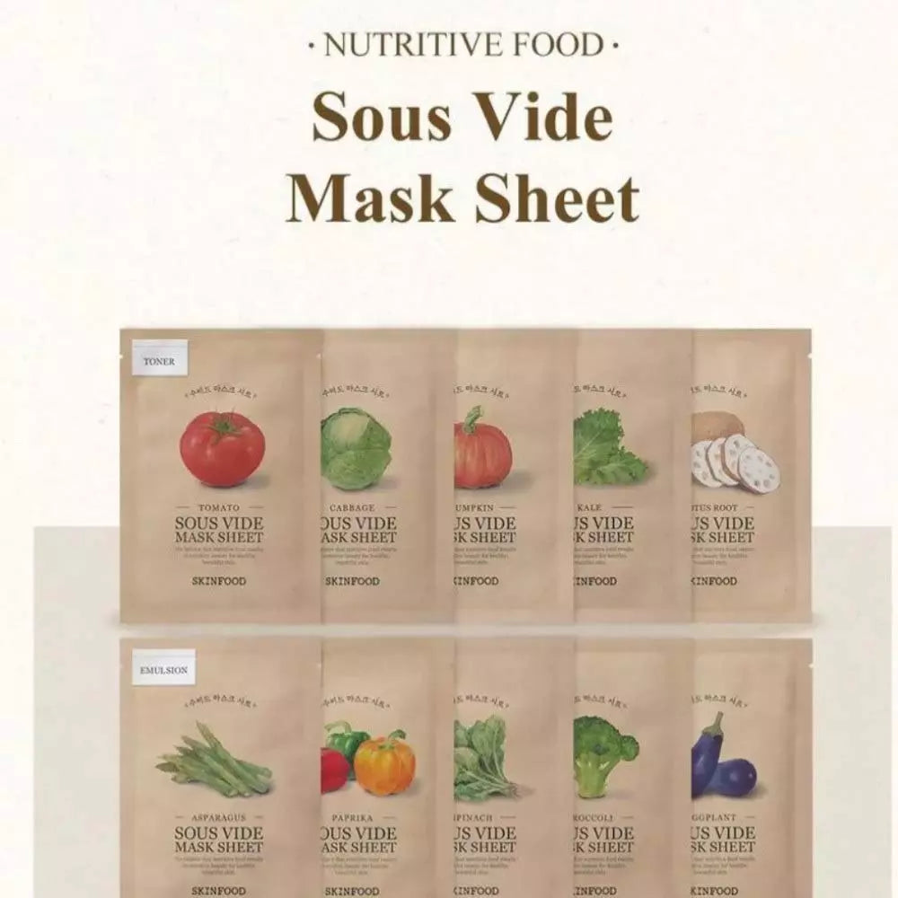 SKINFOOD - Sous Vide Mask Sheet - réf Pumpkin
