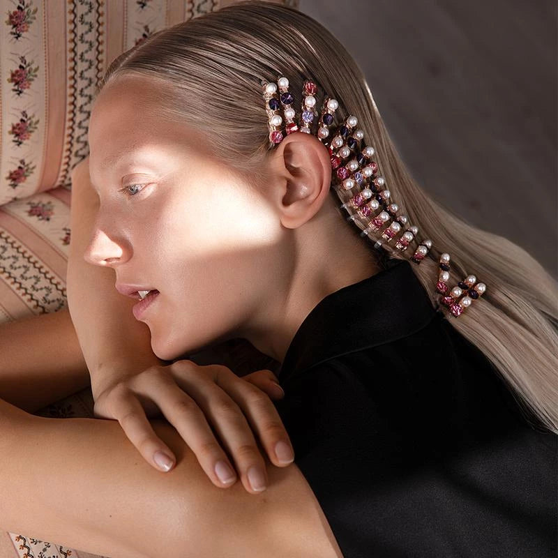 INVISIBOBBLE - Traceless Hairlovetech British Royal Waver
hair clip with pearls ( 3pcs )