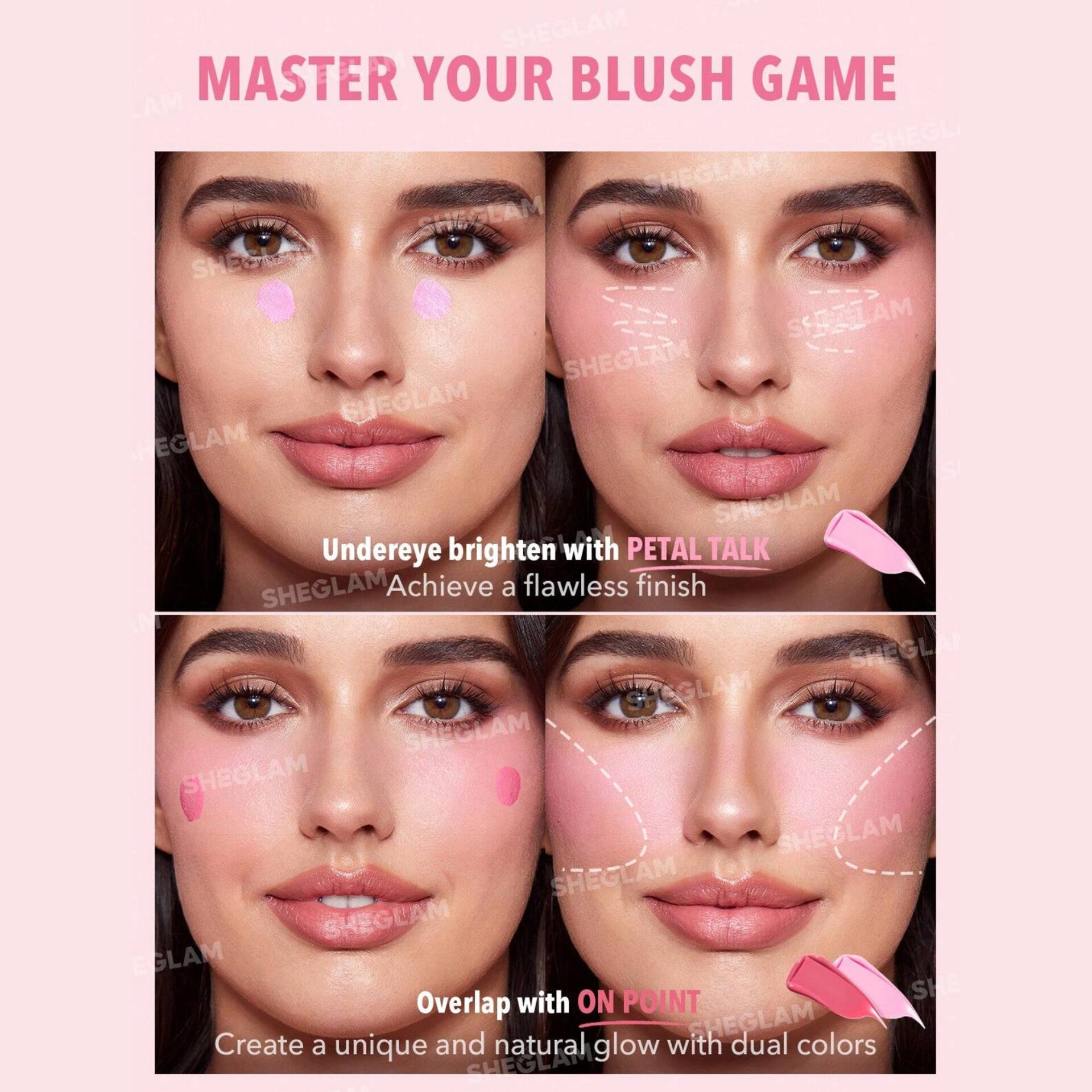 SHEGLAM - Color Bloom Liquid Blush - réf Rose Ritual