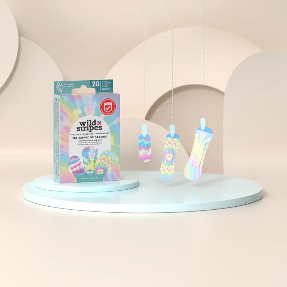 WILD STRIPES - Plasters Waterproof Secure Extra Strong Adhesif ( 20pcs )