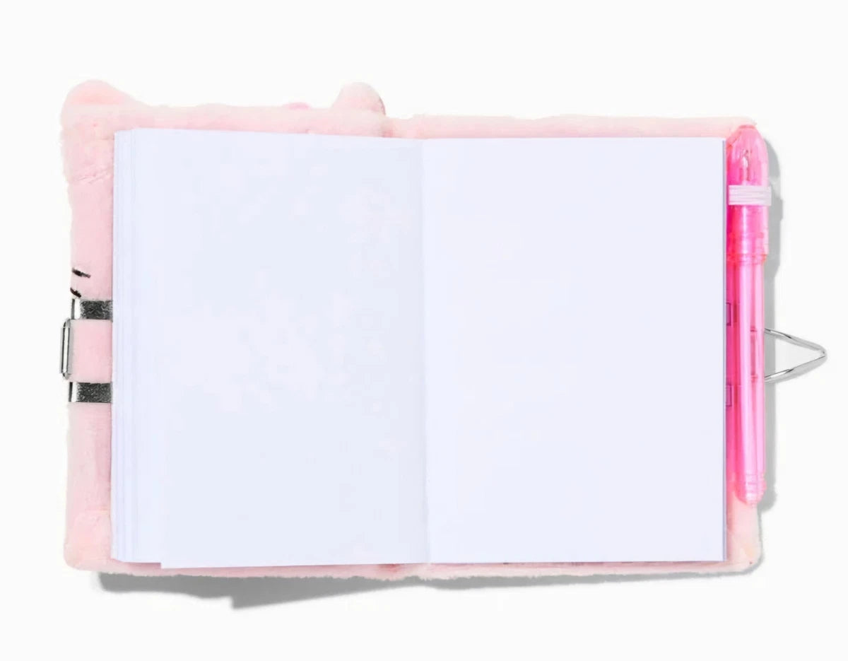 CLAIRE'S - MINI Journal Peluche + Cadenas + Stylo