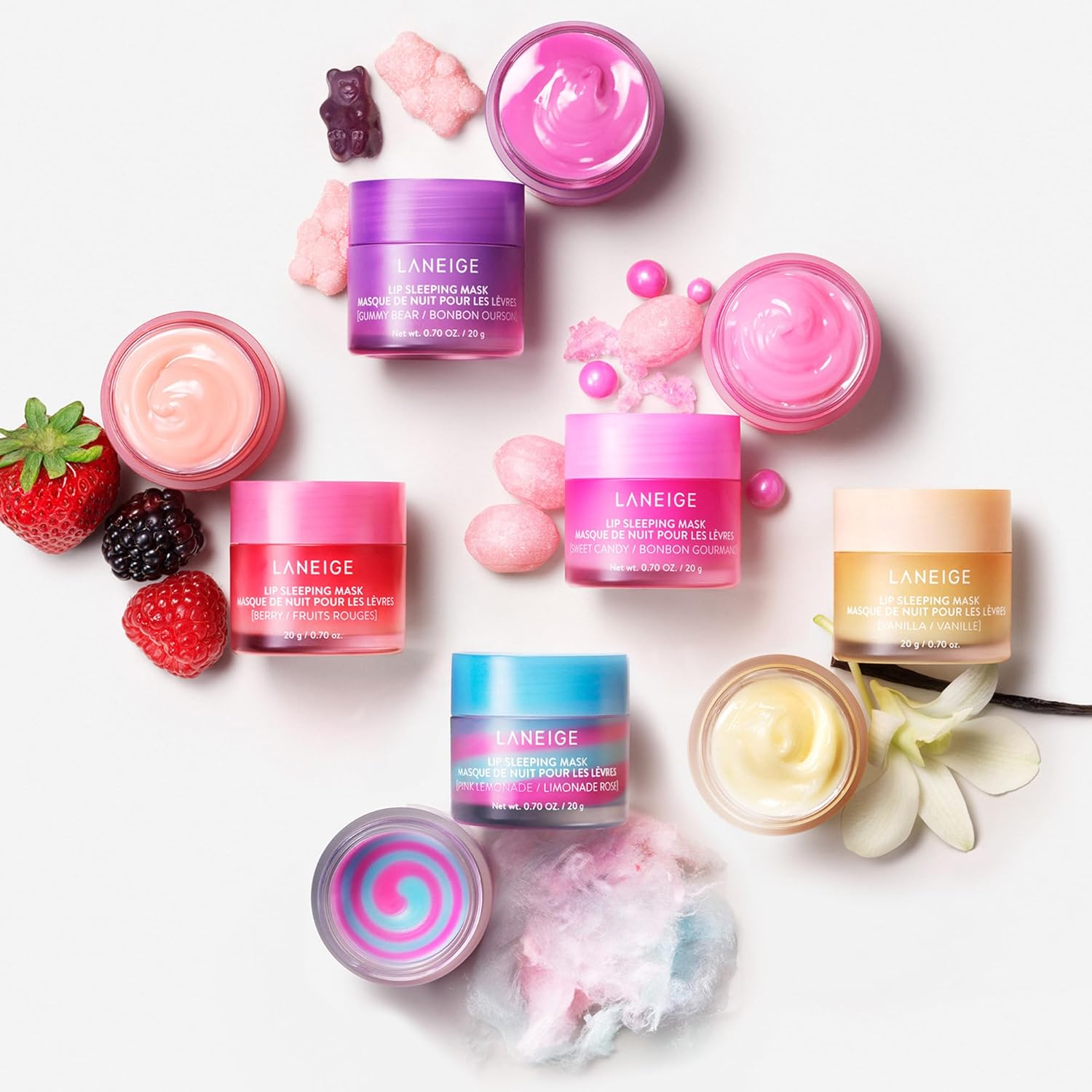 LANEIGE - Laneige Lip Sleeping Mask - réf Cotton Candy 20g