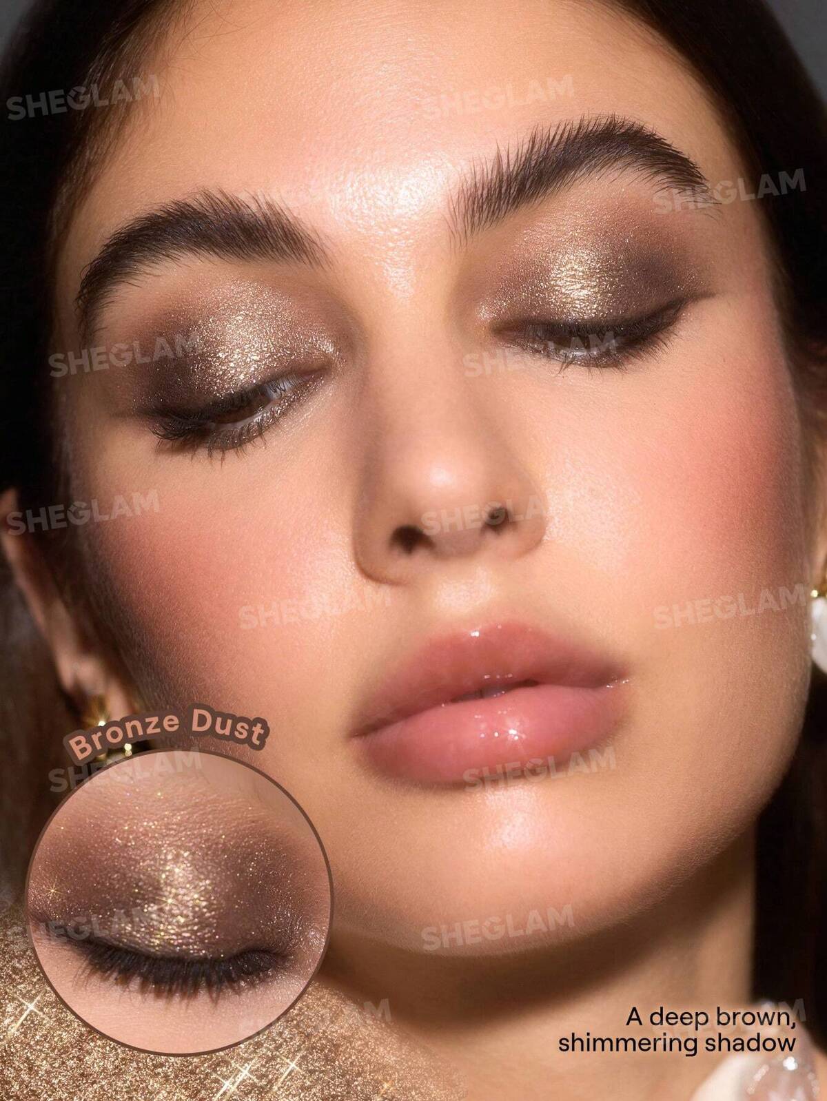 SHEGLAM - Crystal Jelly Glaze Stick - réf Bronze Dust