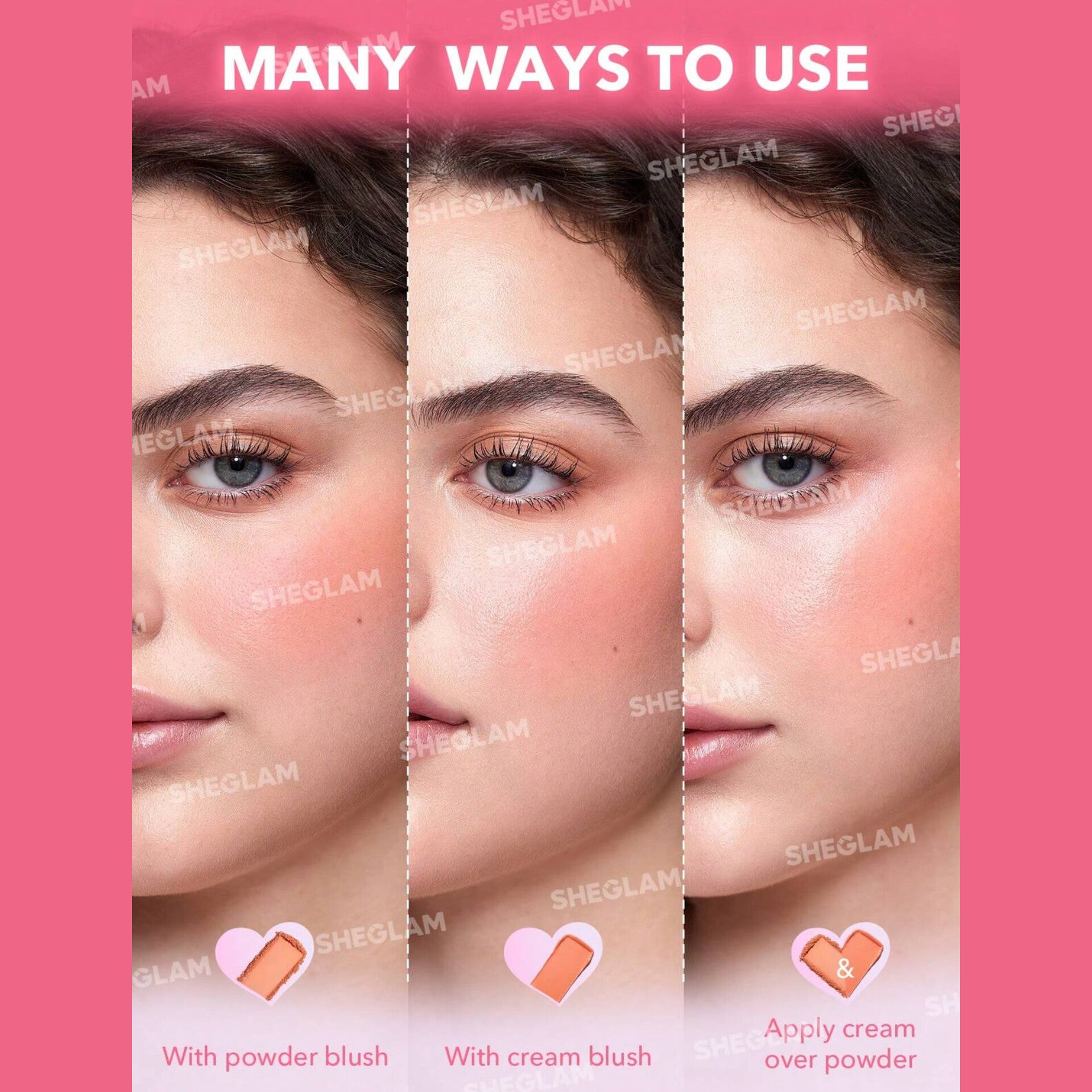SHEGLAM - Sheek 2 Sheek Blush Duo - réf Pink Sprinkles