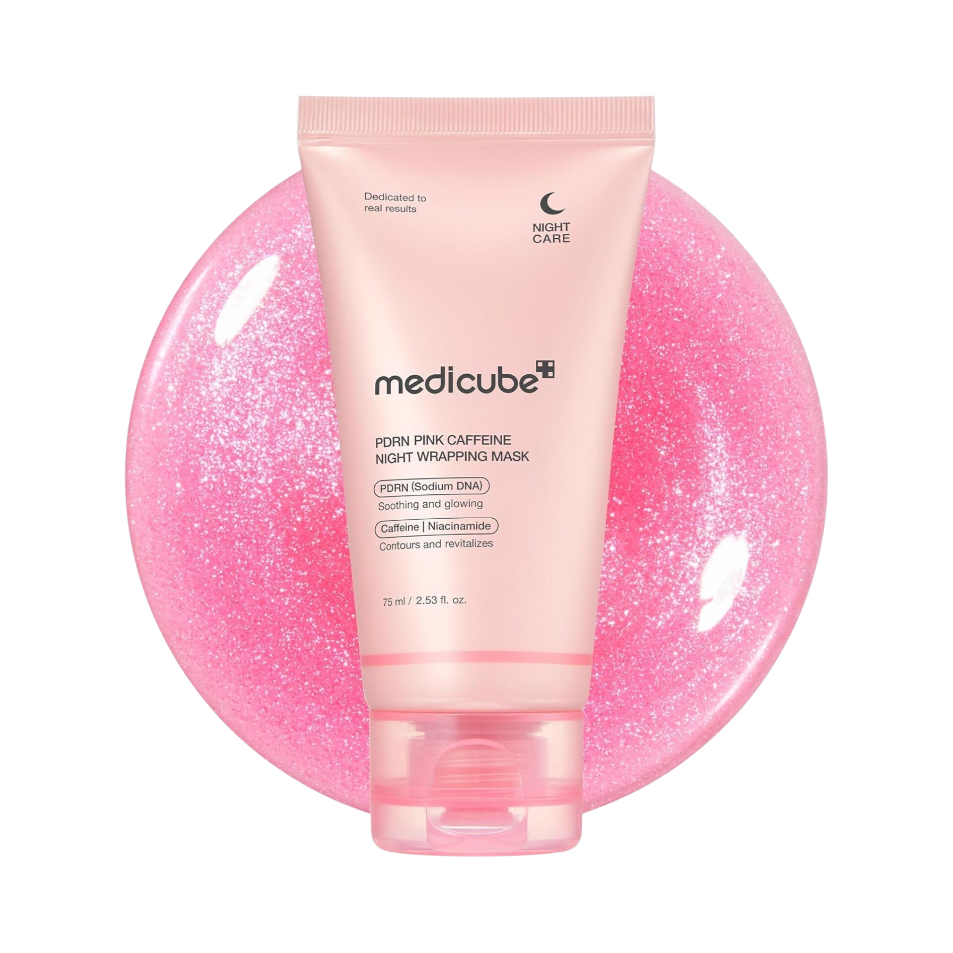 MEDICUBE - PDRN Pink Caffeine Night Wrapping Mask - 75ml