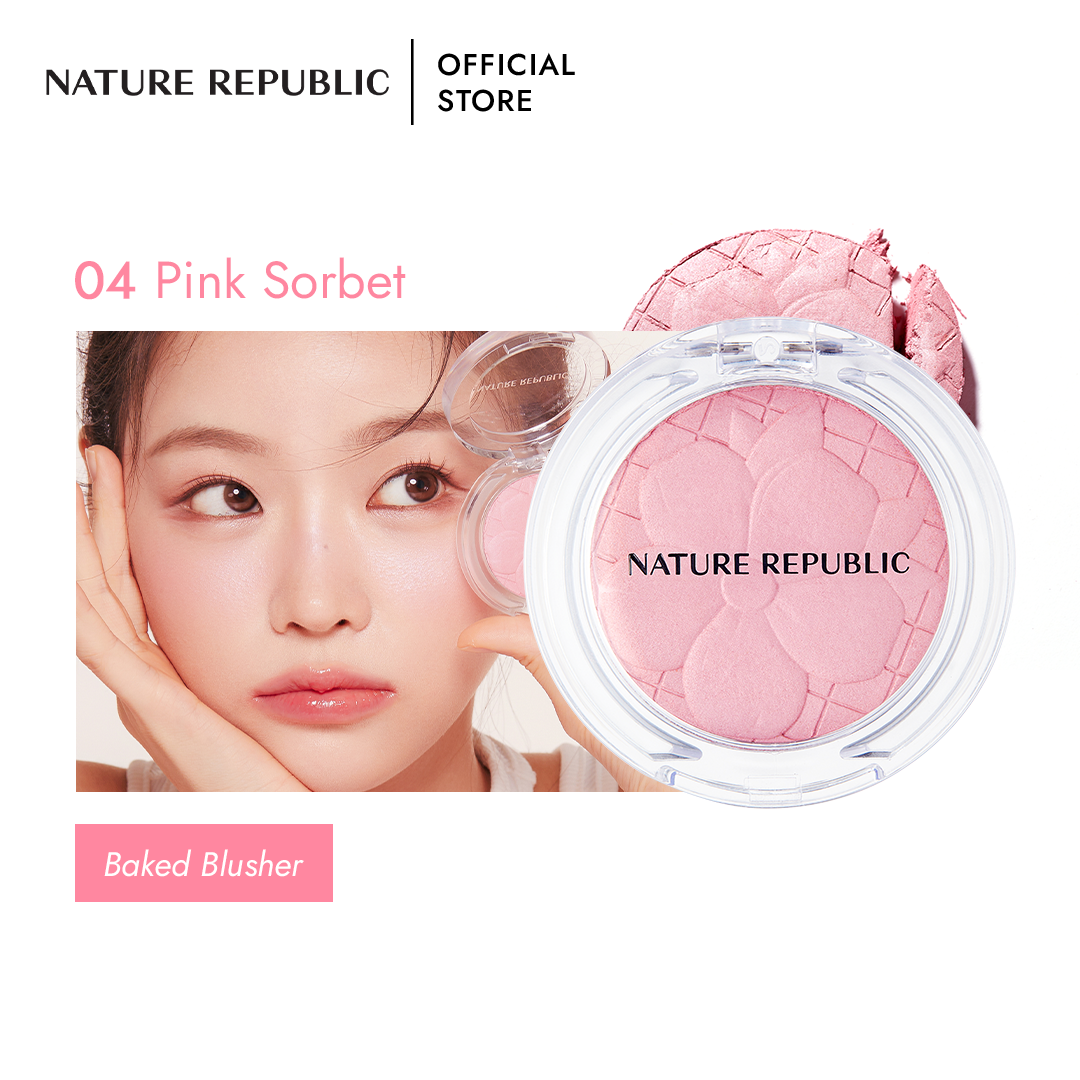 NATURE REPUBLIC - Baked Blusher - réf 04 Pink Sorbet