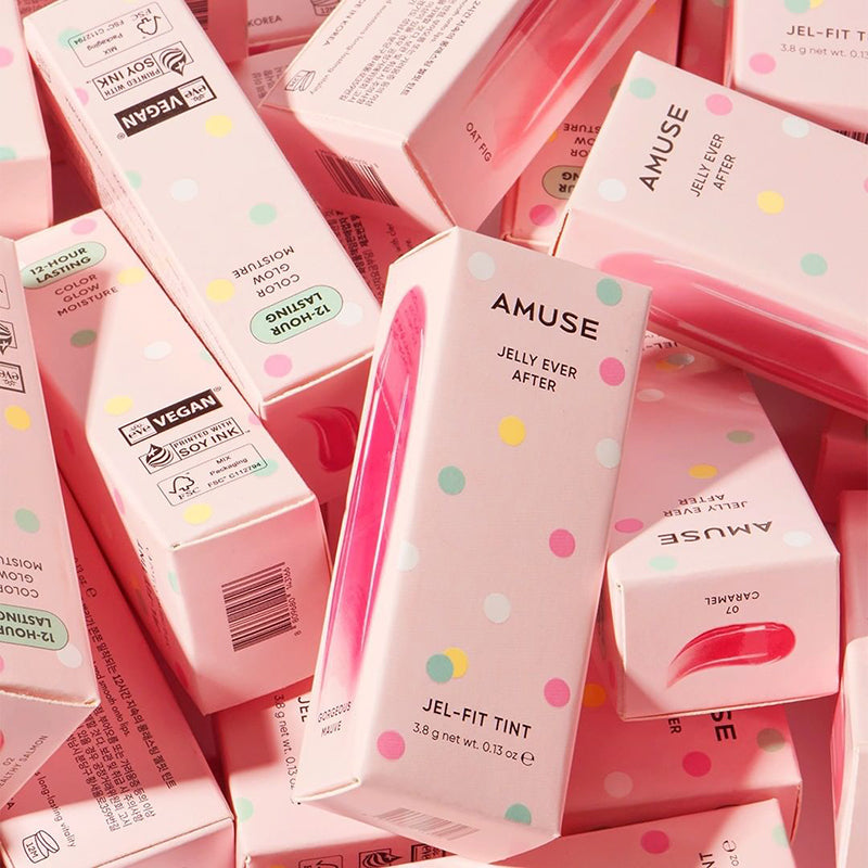 AMUSE - Lip Jelly Gloss + Tint - réf 08 Gorgeous Mauve