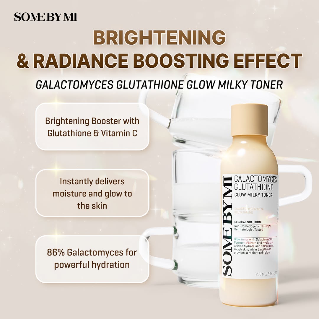 SOME BY MI - Galactomyces Glutathione Glow Milky Toner - 220ml