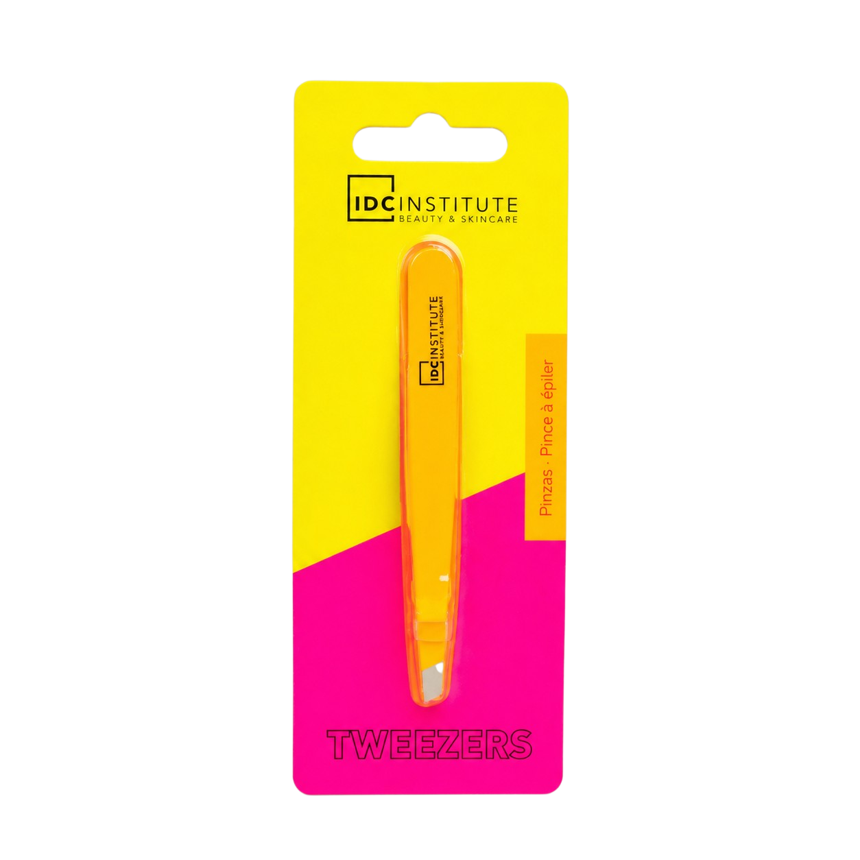 IDC INSTITUTE - 1 pince à épiler NEON PRECISION TWEEZER - réf Orange