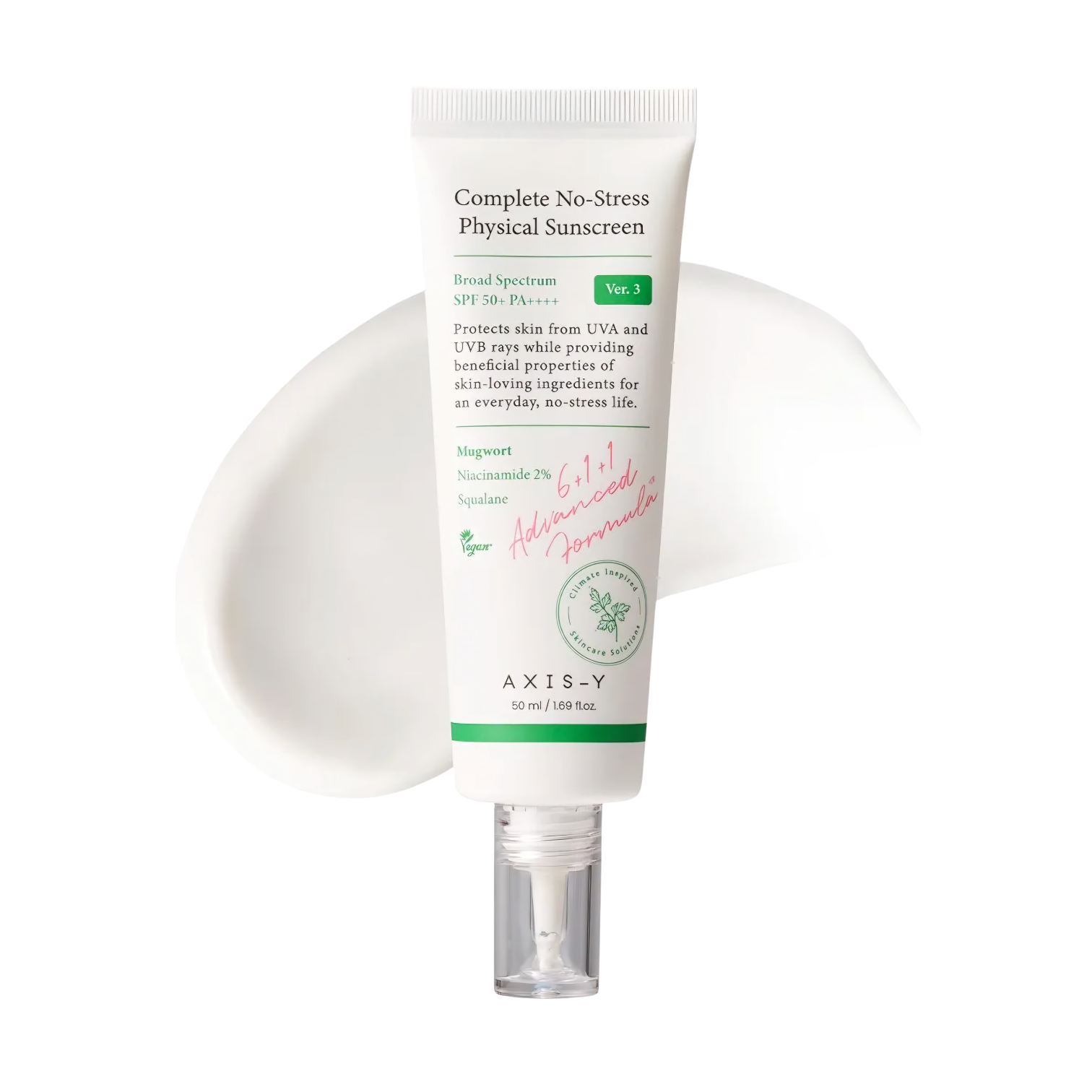 AXIS-Y - Complete No-Stress Physical Sunscreen SPF 50+ - 50ml