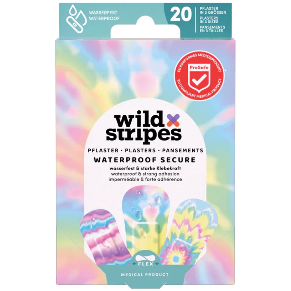 WILD STRIPES - Plasters Waterproof Secure Extra Strong Adhesif ( 20pcs )