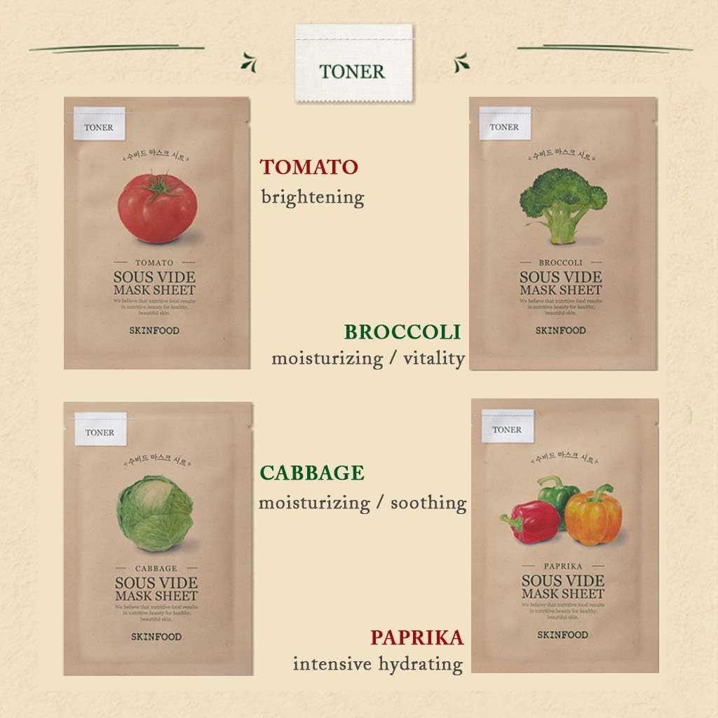 SKINFOOD - Sous Vide Mask Sheet - réf Cabbage