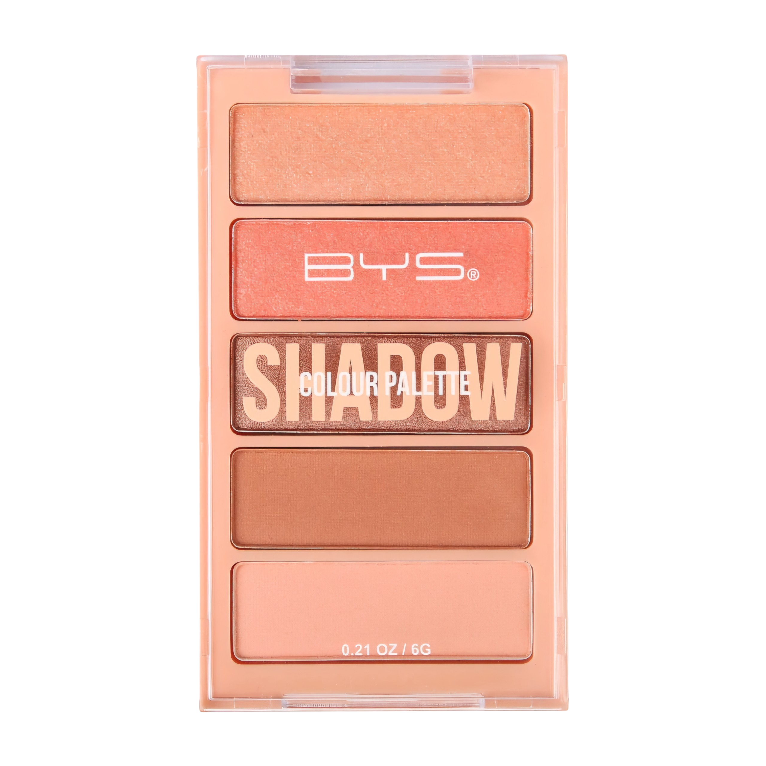 BYS - 5pc Eyeshadow Color Palette Matte - réf Silk Peach
