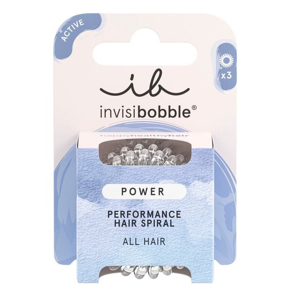 INVISIBOBBLE - Élastique à cheveux, Original Premium Pretzel - réf Crystal Clear ( 3pcs)