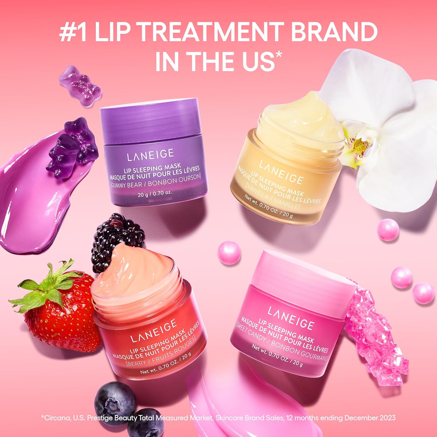 LANEIGE - Laneige Lip Sleeping Mask - réf Cotton Candy 20g