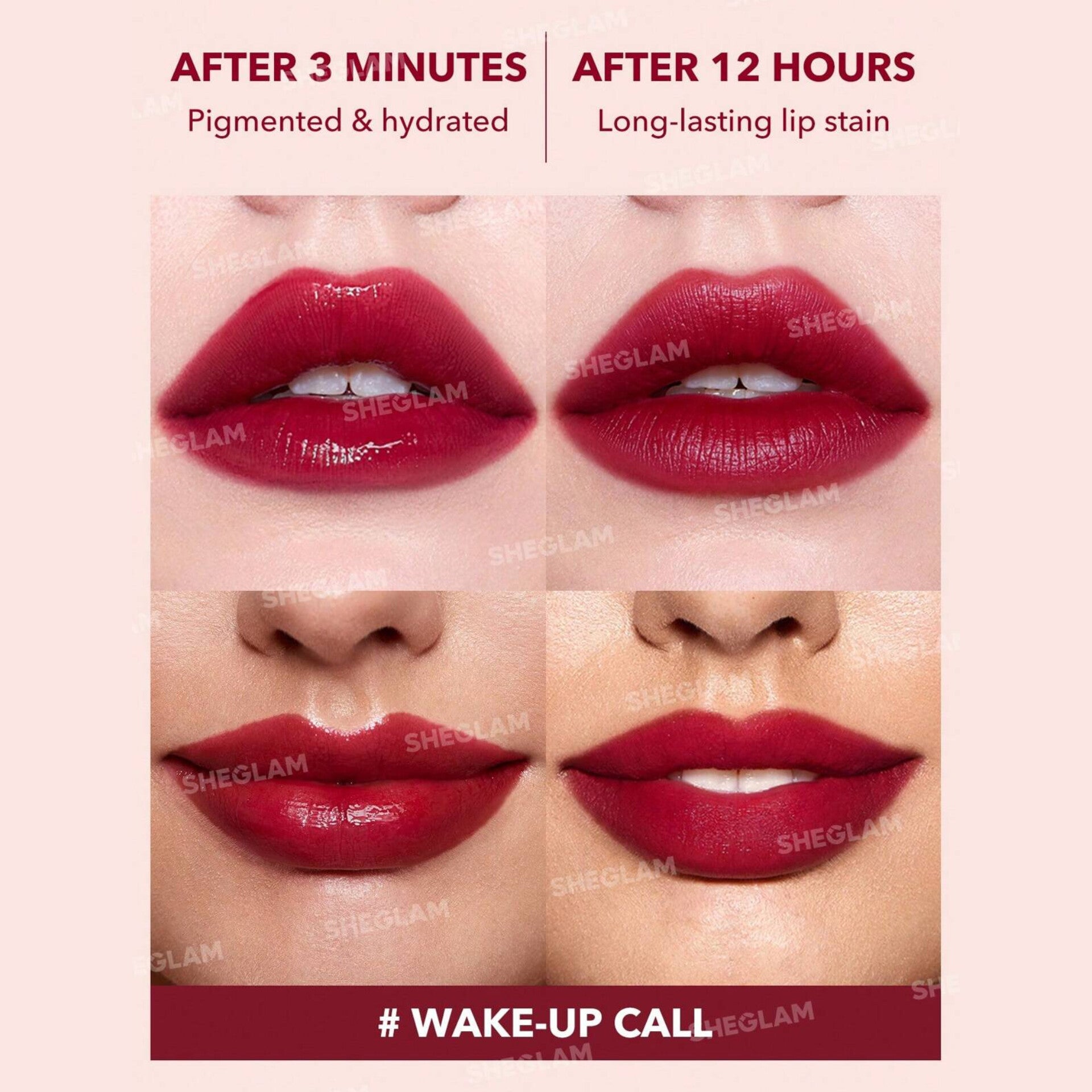 SHEGLAM - Take a Hint Lip Tint - réf Wake Up Call