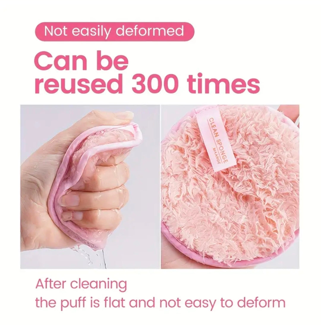 MAANGE - 5 Tampons Démaquillants Réutilisables