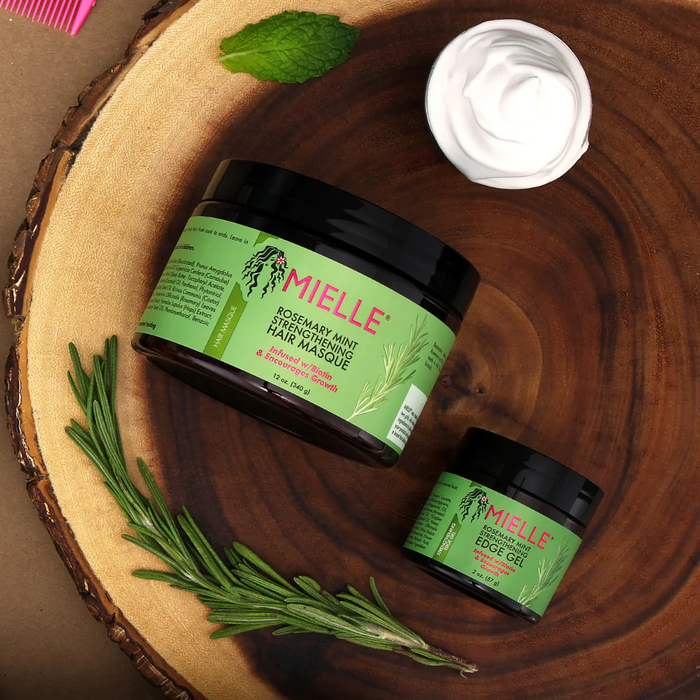 MIELLE - Rosemary Mint Strengthening Hair Masque - 340g