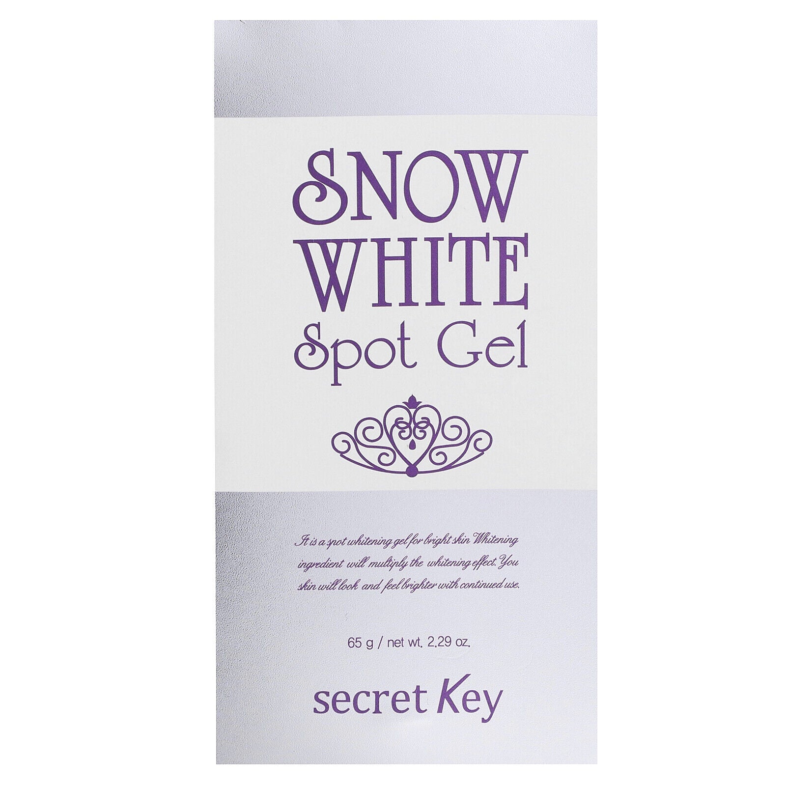 Secret Key - Snow White Spot Gel visage et corps - 65g