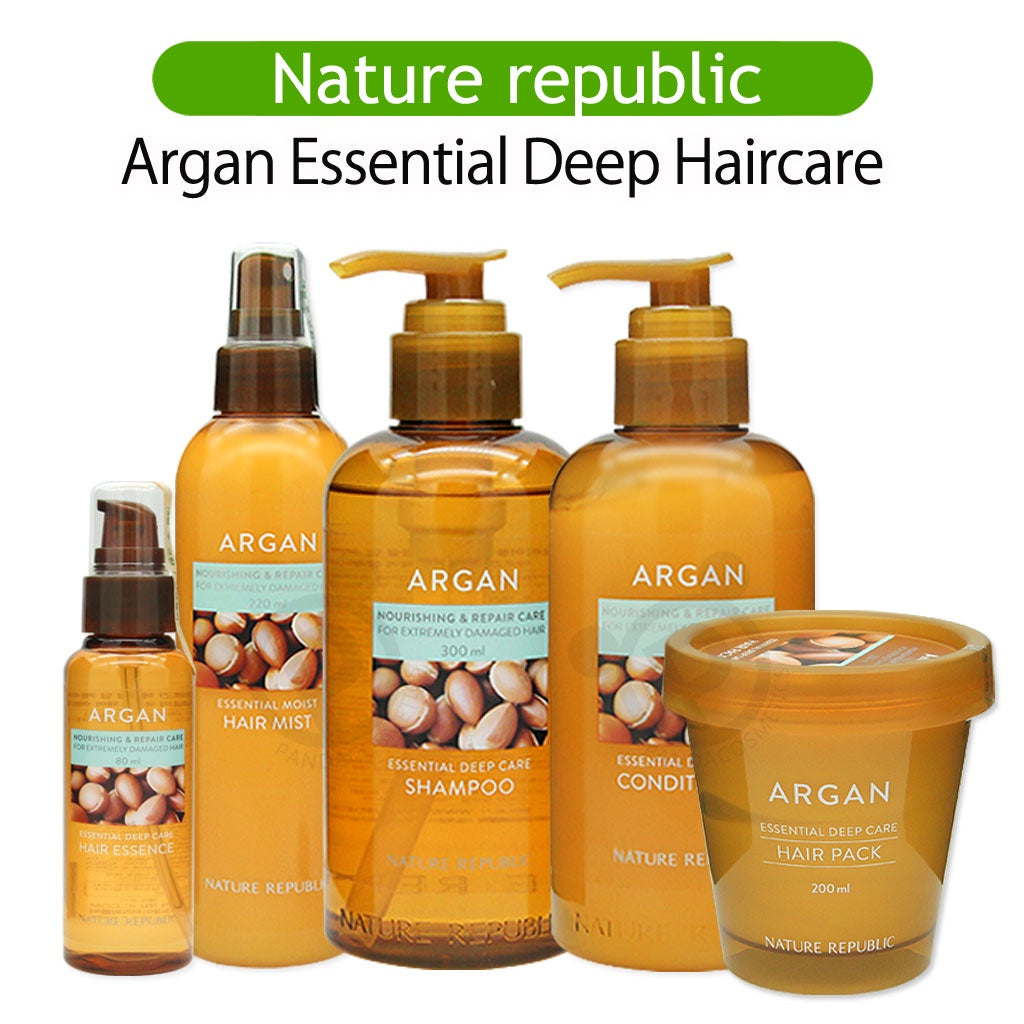 NATURE REPUBLIC - Argan Essential Nourishing & Repair Care Hair Mist 220ml