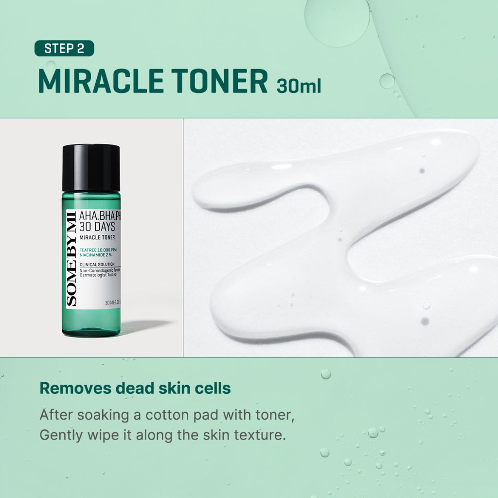 SOME BY MI - AHA BHA PHA 30 MIRACLE AC SOS KIT ( 4pcs MINI )
