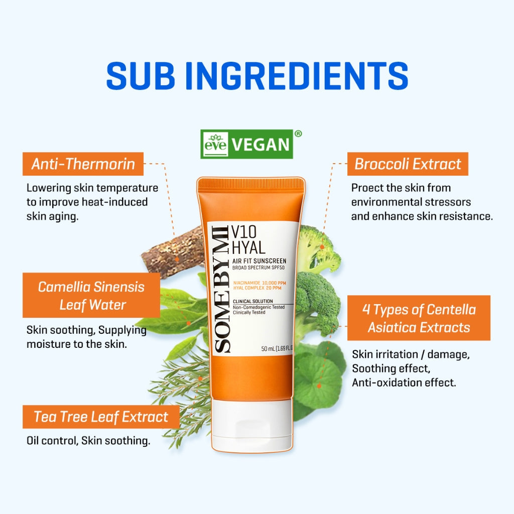 SOME BY MI - V10 Hyal Airfit Sunscreen - 50ml